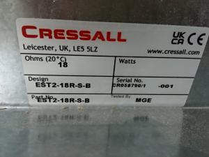 优势供应 英国品牌 CRESSALL 制动电阻 EST2-18R-S-B